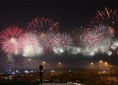 玉山县焰火晚会